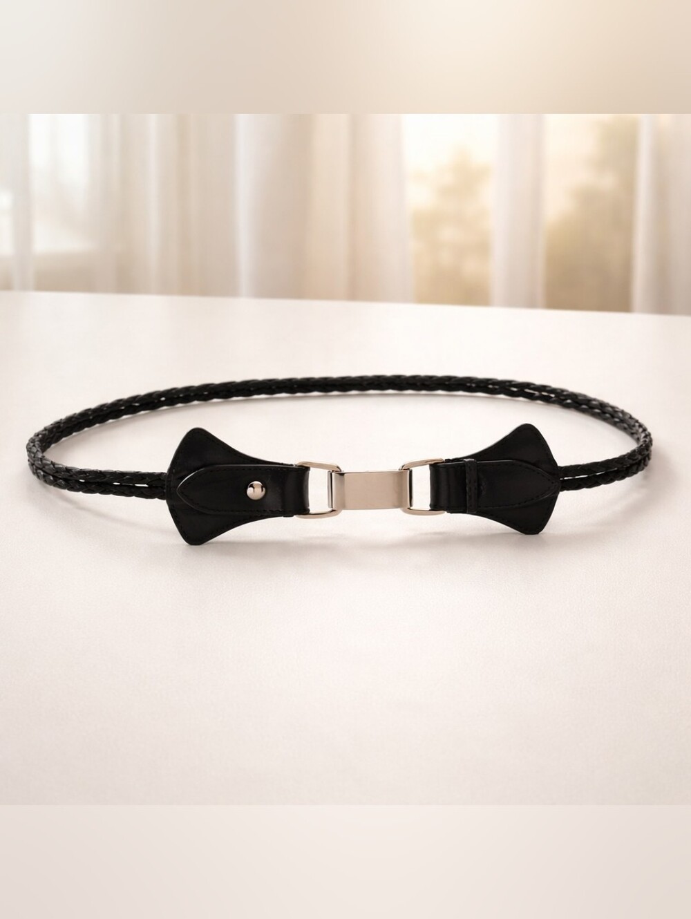 Vintage  Woven Leather Brave Belt.